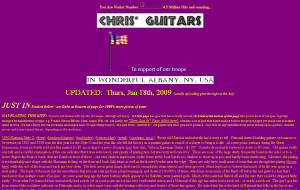 Chris' Guitars