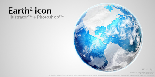 Earth Icon 2 by Nemed