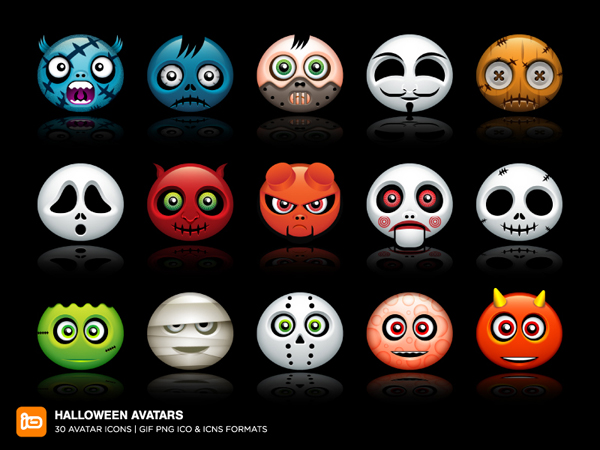 Halloween Avatars by Jojo Mendoza