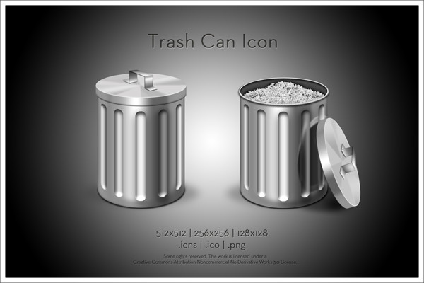 Trash Can Icon by Gert Jan Lodder