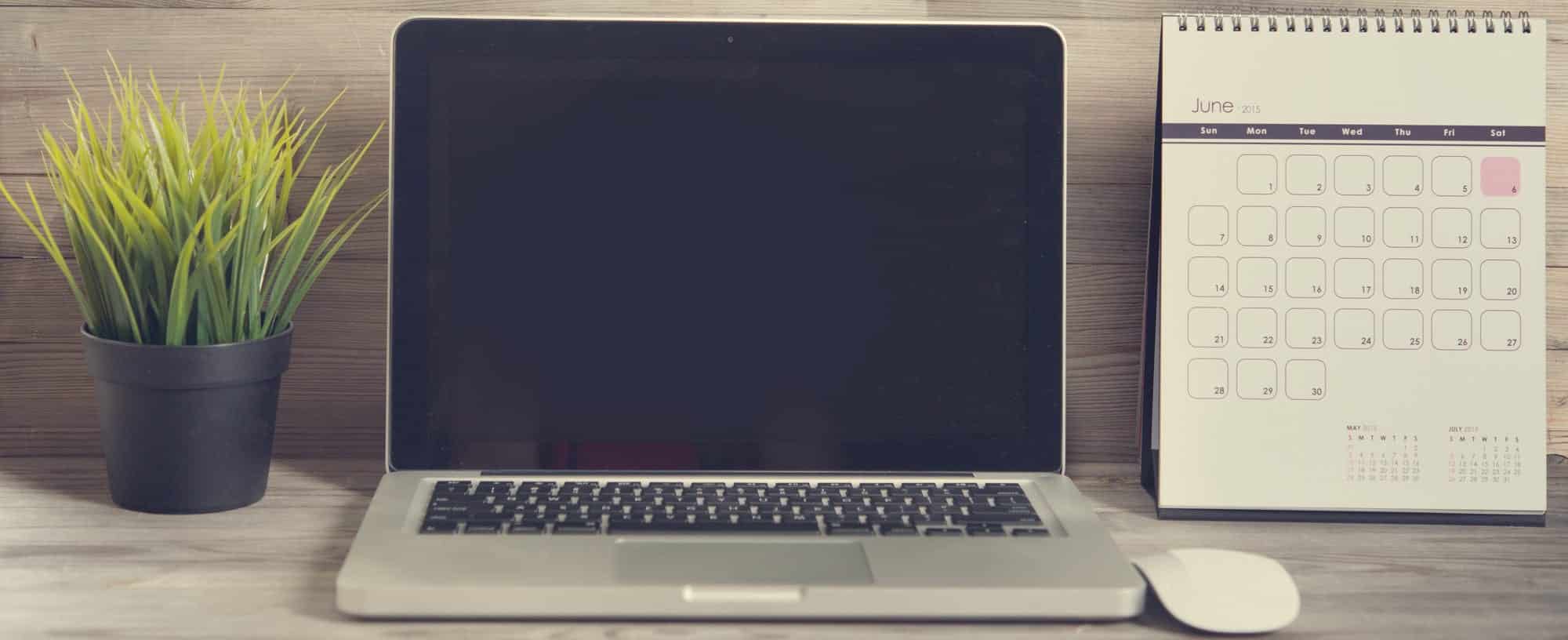 Laptop on Office Desk